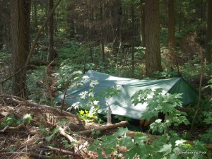 Golite Cave tarp at West Pond