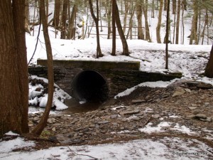 Culvert and bridge in Hoxie Gorge