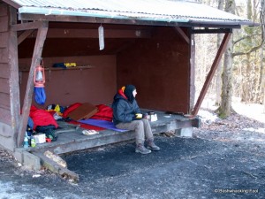 Enjoying the morning at Hoxie Gorge