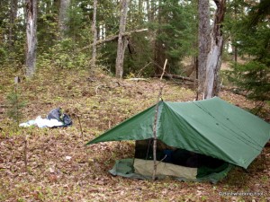 Campsite near Sunshine Pond