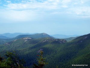 View from ridge